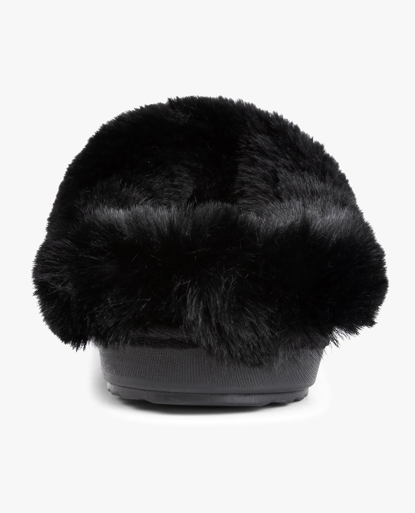 BACK IMAGE OF WOMENS JOSLYN FAUX FUR SLIPPER | ESO_BLACK_001