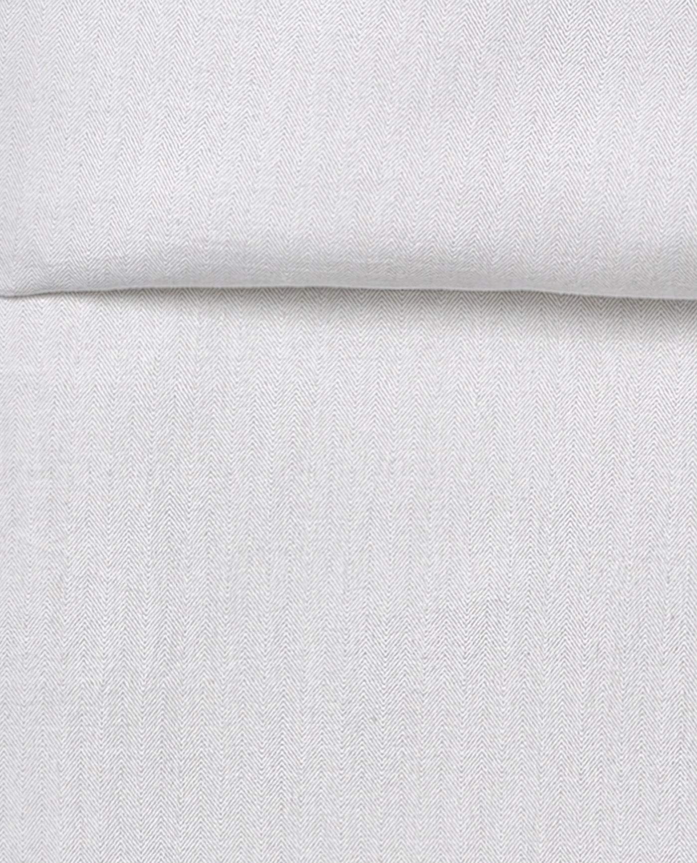 ZOOM IMAGE OF HERRINGBONE 3 PIECE FANNEL COMFORTER SET | PEM-Grey Herringbone-090