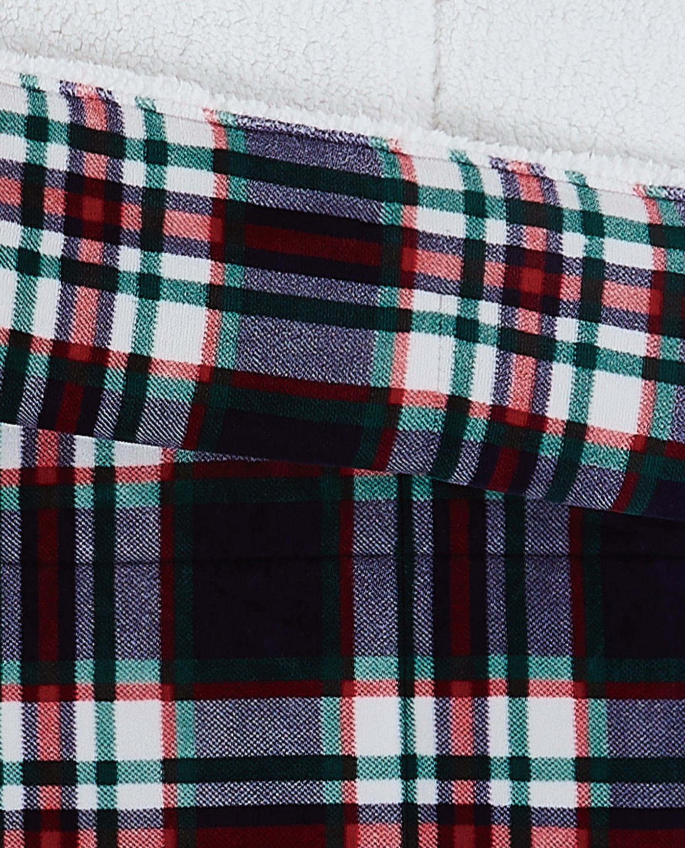 ZOOM IMAGE OF BENJI PLAID 3 PIECE COMFORTER SET | PEM-Benji Blue-400