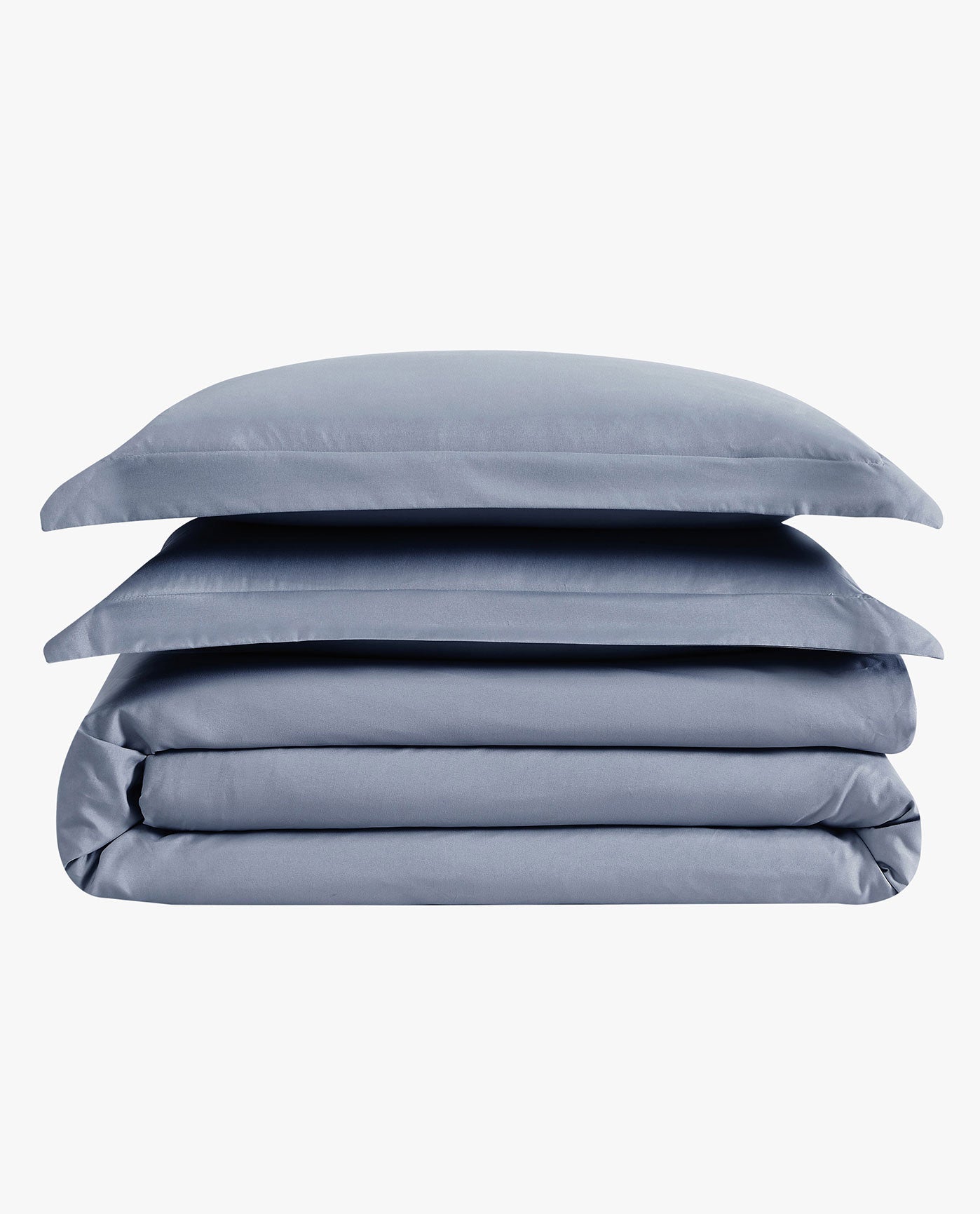 SET IMAGE OF GARMENT SOLID WASH 3 PIECE DUVET COVER SET | PEM-Wash_Blue-400