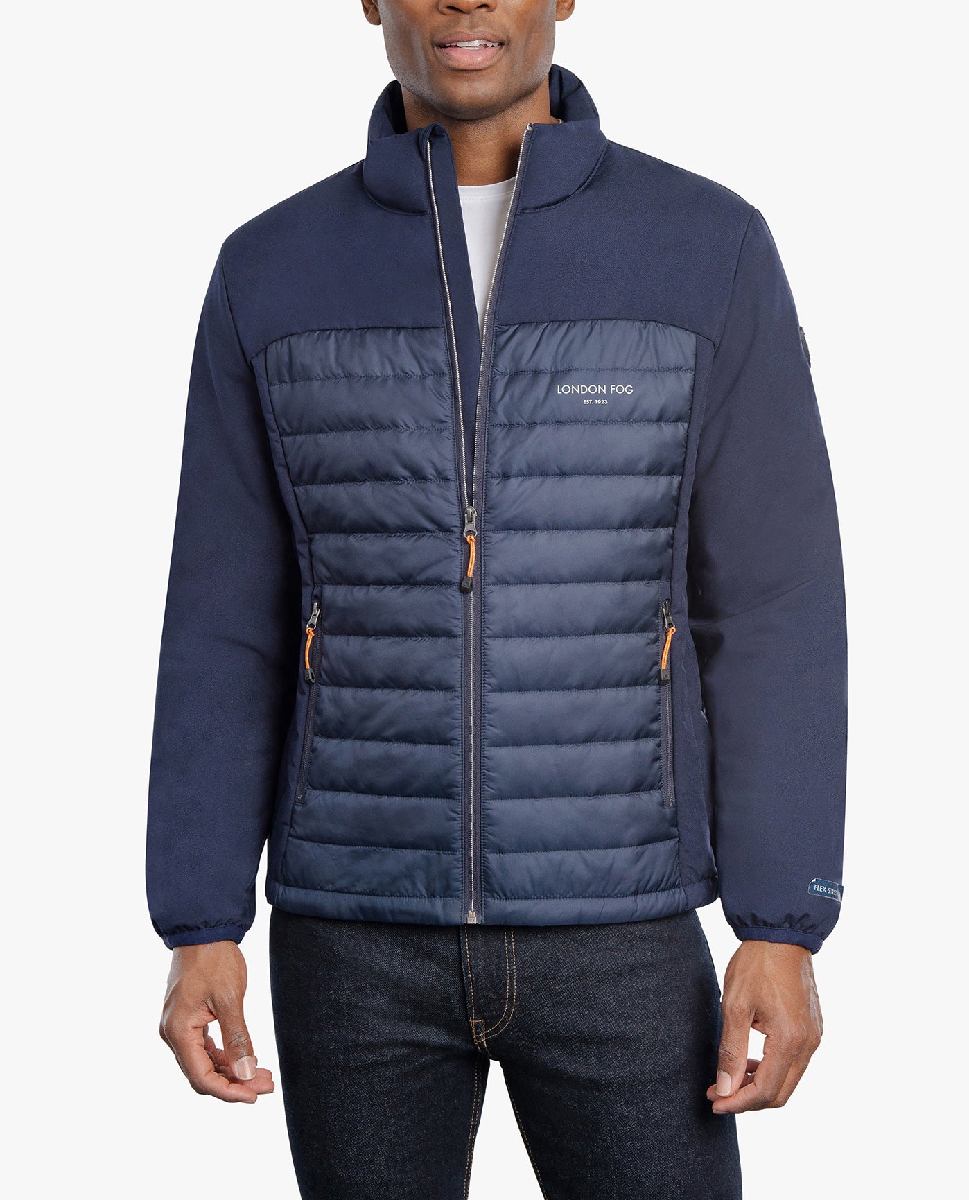 ALT VIEW OF RIDGEWOOD MIX MEDIA MIDWEIGHT JACKET | NAVY