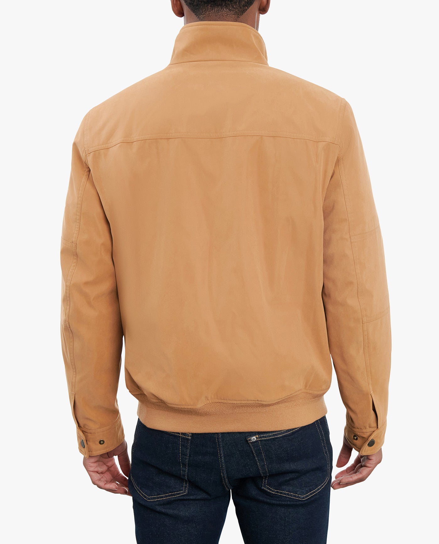 BACK VIEW OF MAPLEWOOD MIDWEIGHT JACKET | WHISKEY