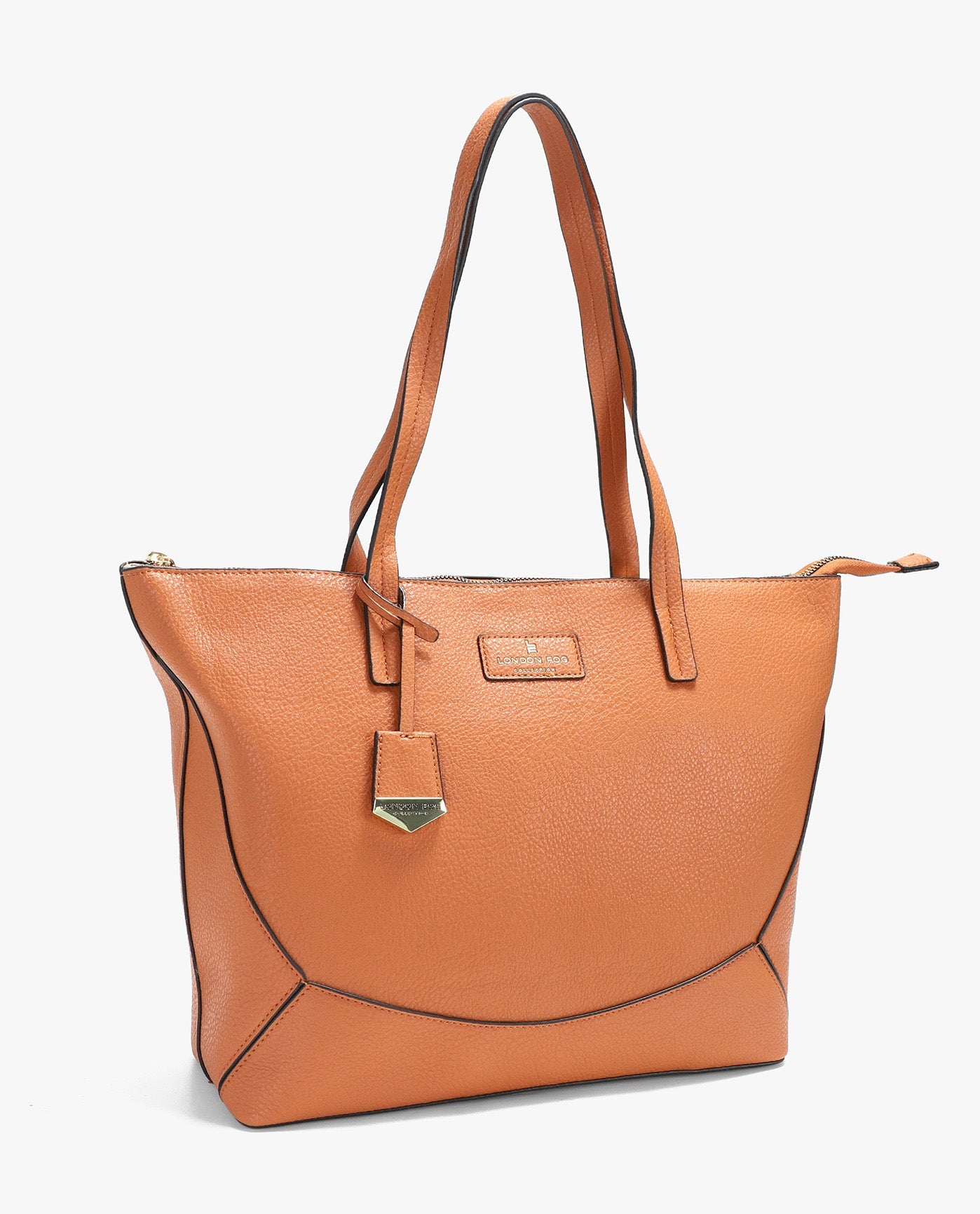 SIDE OF TORI TOTE | COGNAC