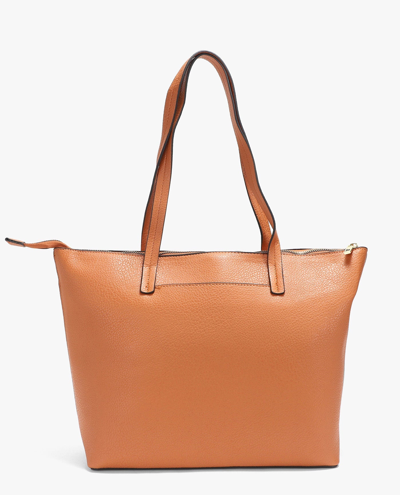 BACK OF TORI TOTE | COGNAC