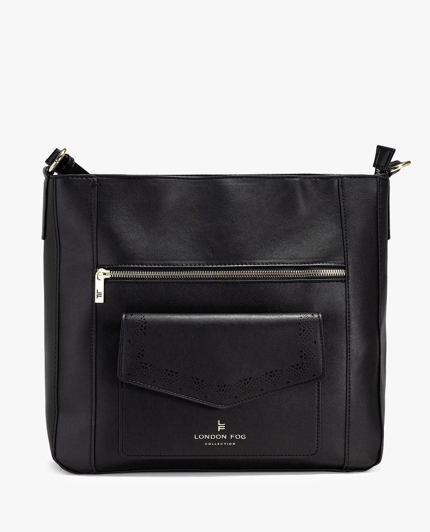 FRONT OF SLOANE SHOULDER BAG | BLACK