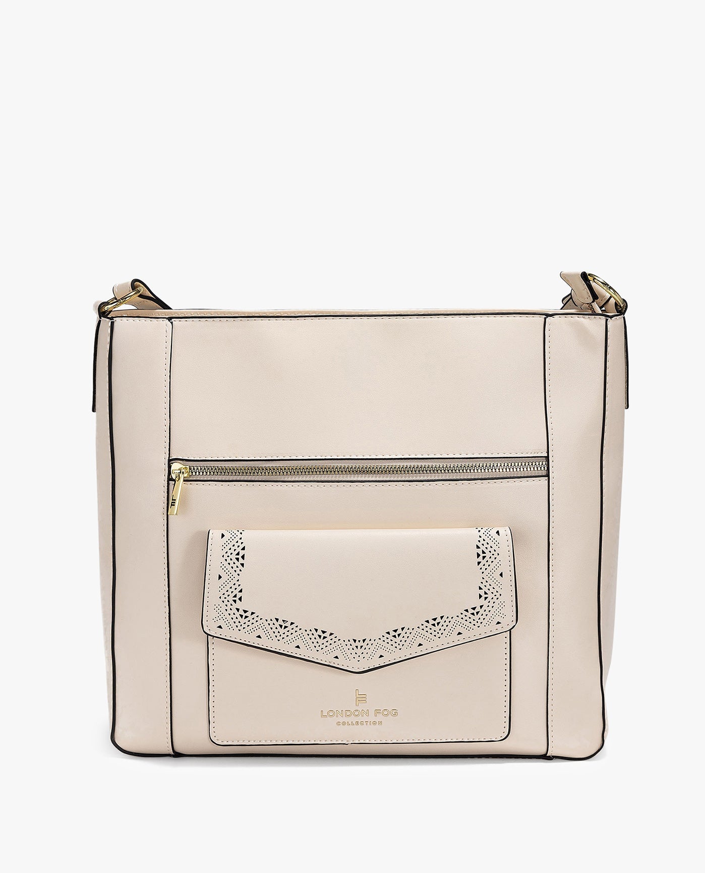 FRONT OF SLOANE SHOULDER BAG | CREAM