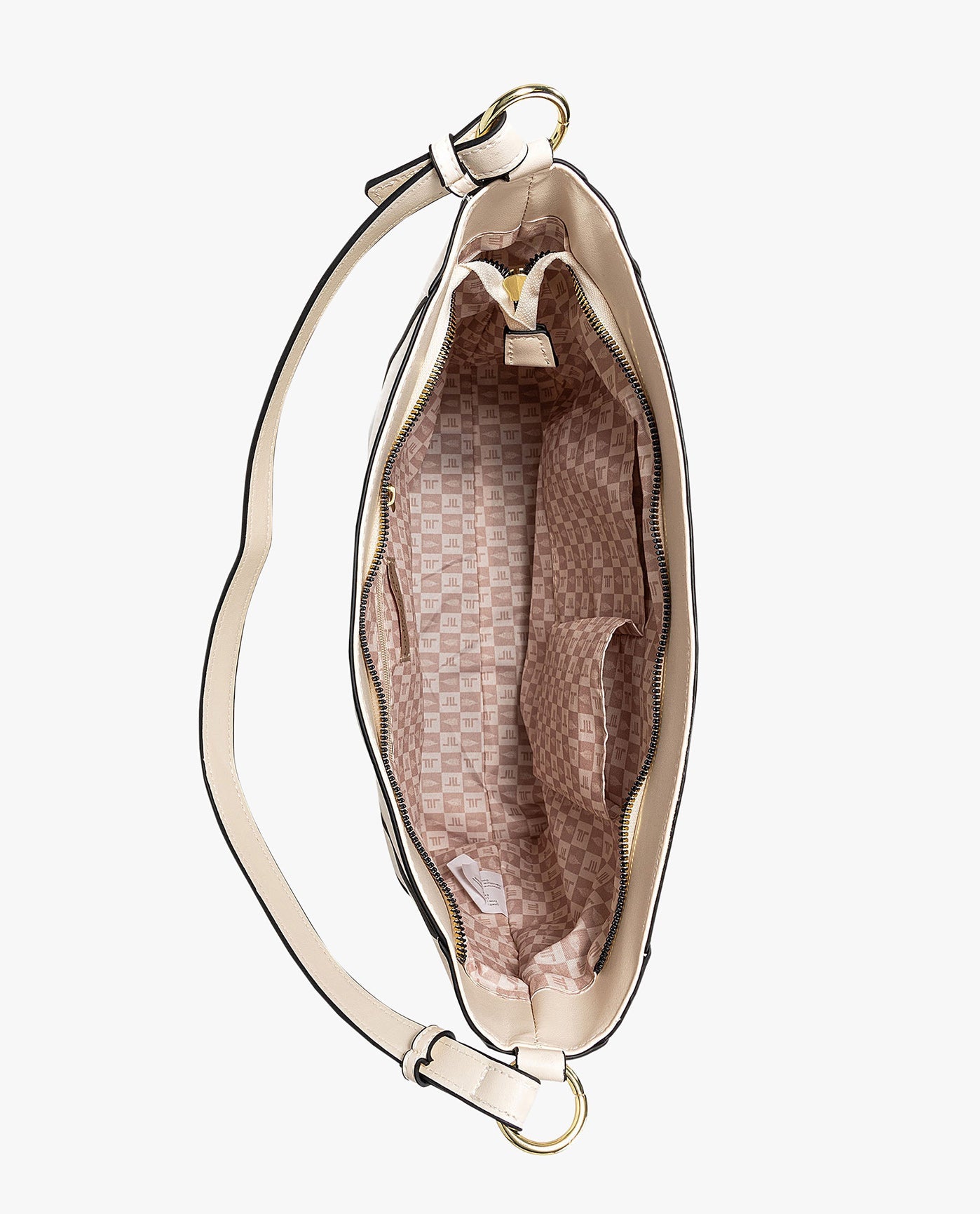 INSIDE OF SLOANE SHOULDER BAG | CREAM