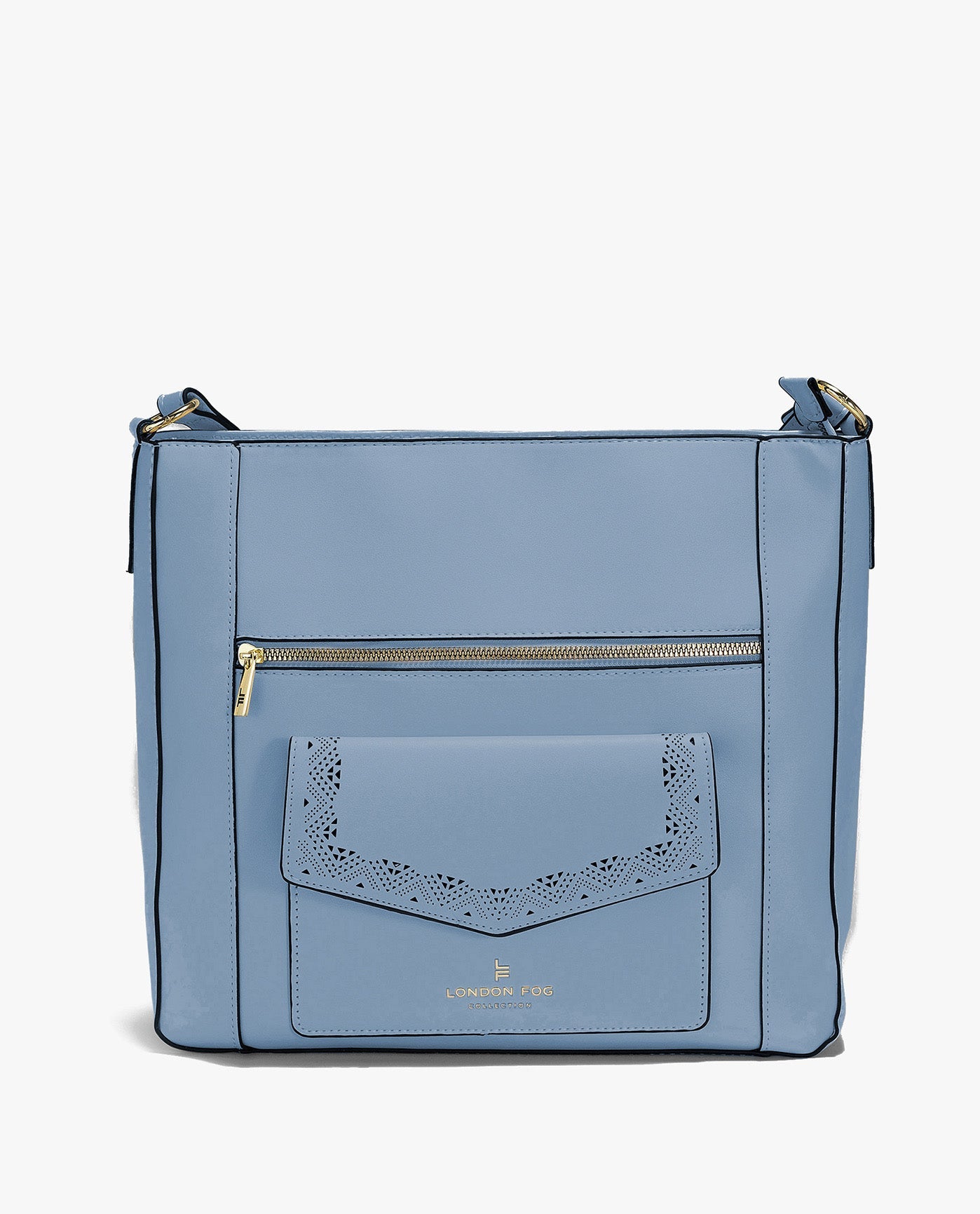 FRONT OF SLOANE SHOULDER BAG | DENIM