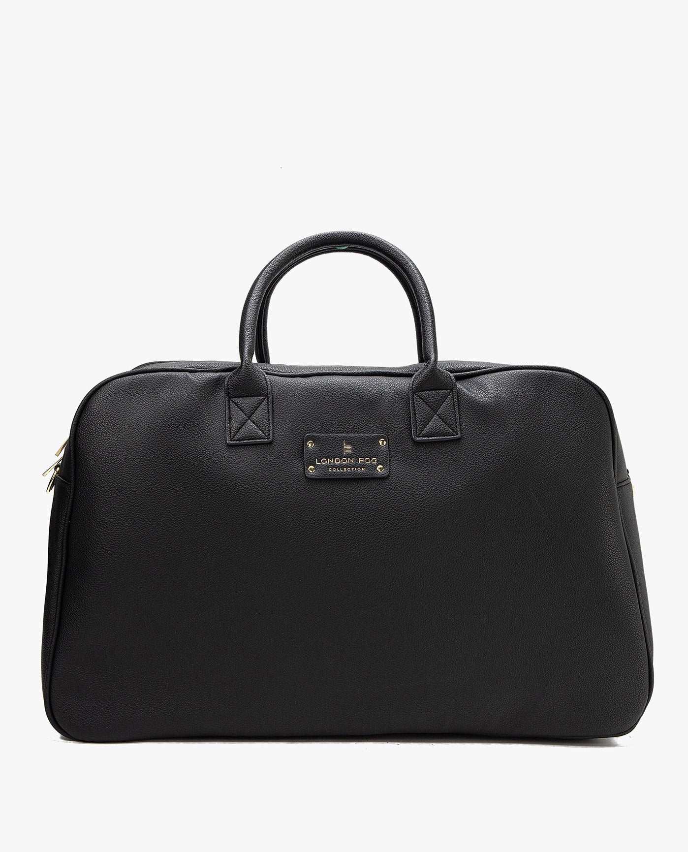 FRONT OF ALEXANDER PEBBLE WEEKENDER DUFFEL | BLACK