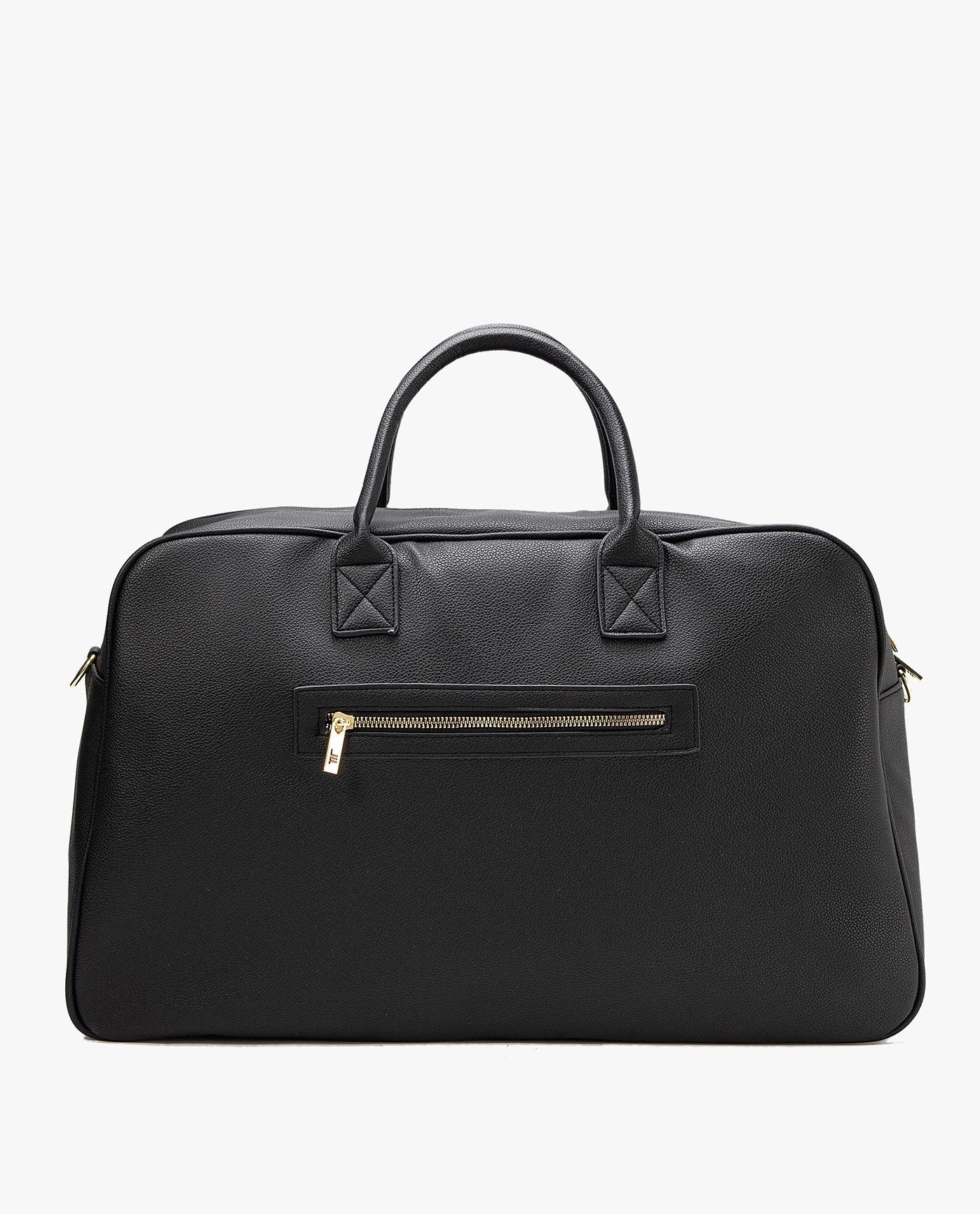 BACK OF ALEXANDER PEBBLE WEEKENDER DUFFEL | BLACK