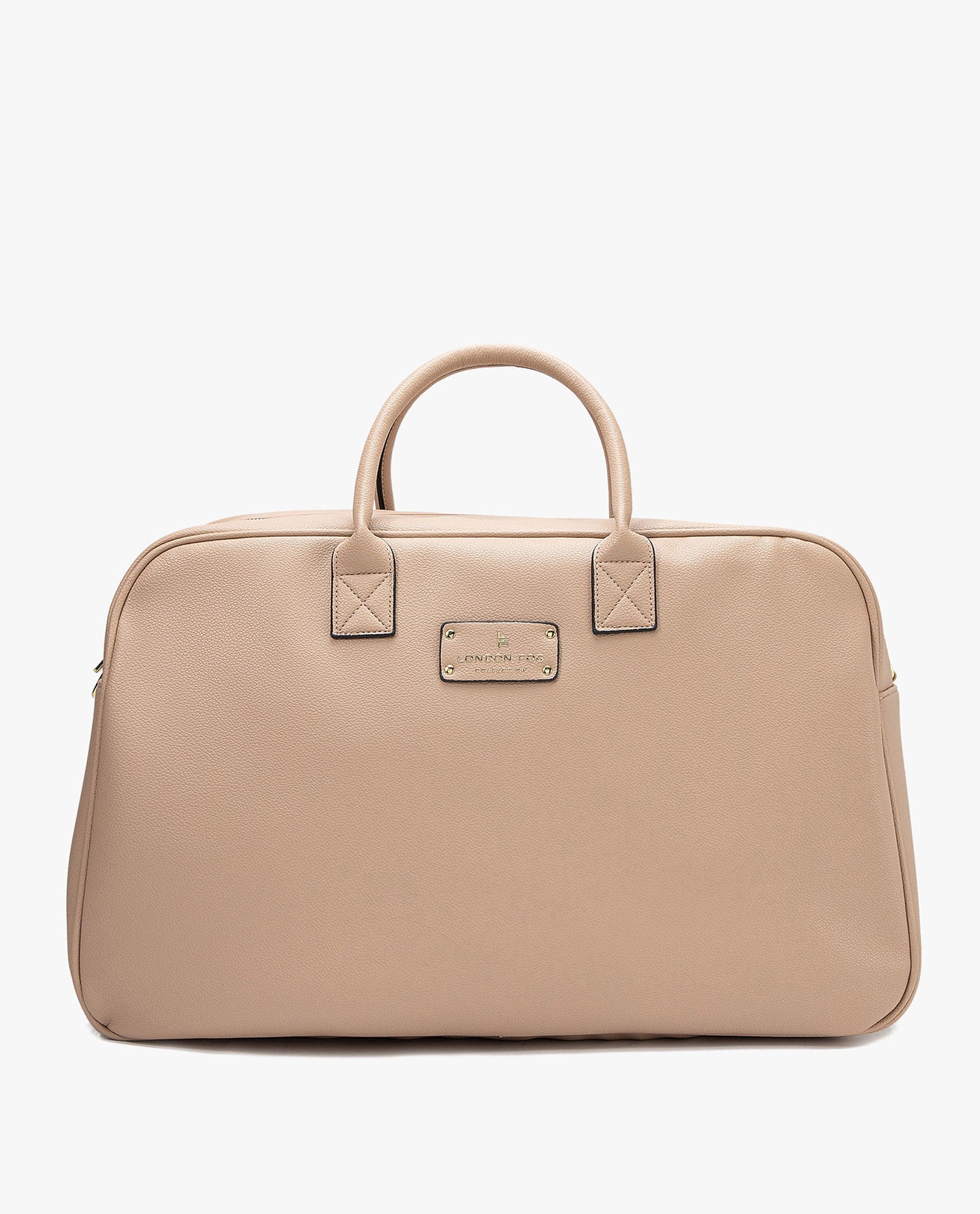 FRONT OF ALEXANDER PEBBLE WEEKENDER DUFFEL | STONE
