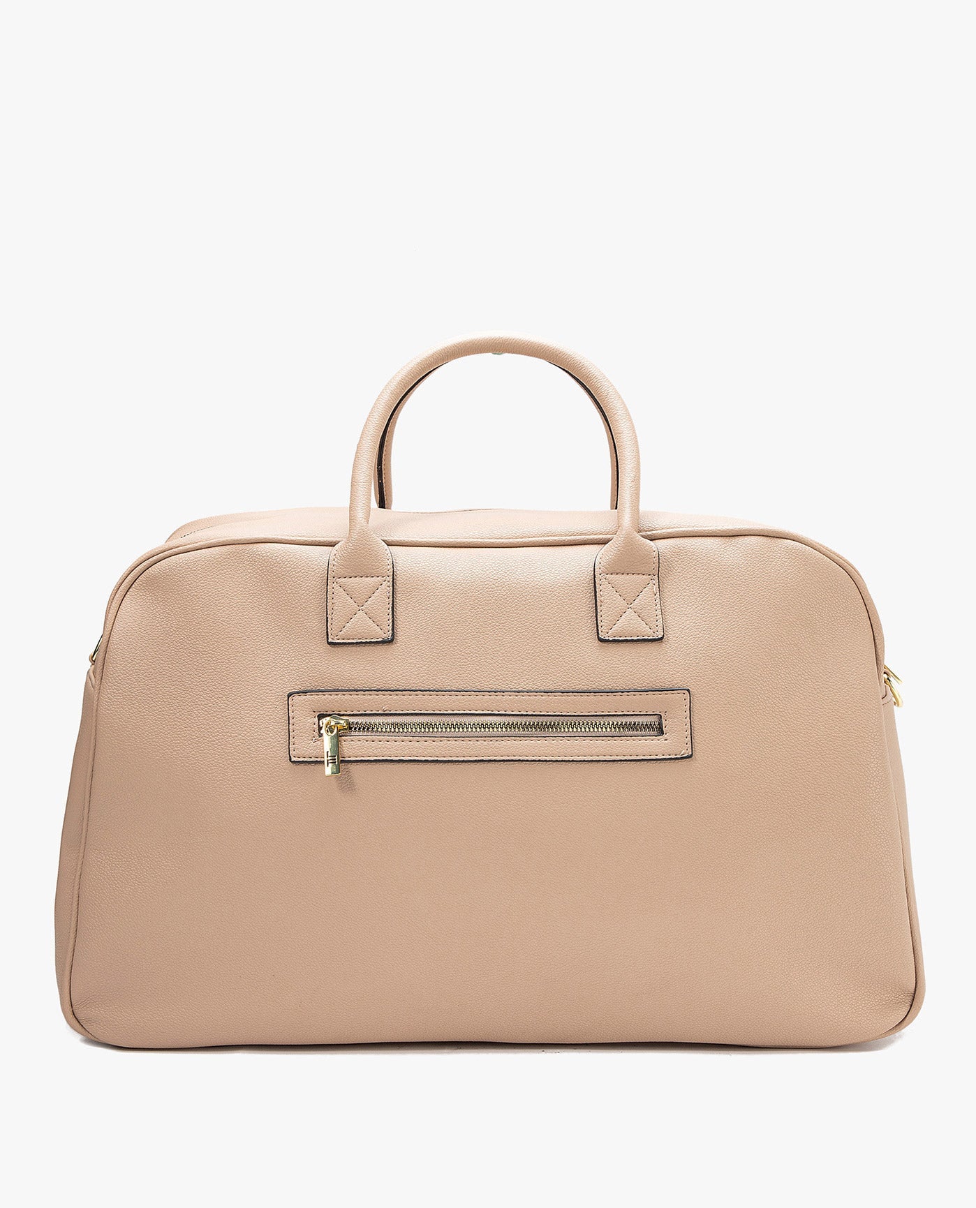 BACK OF ALEXANDER PEBBLE WEEKENDER DUFFEL | STONE