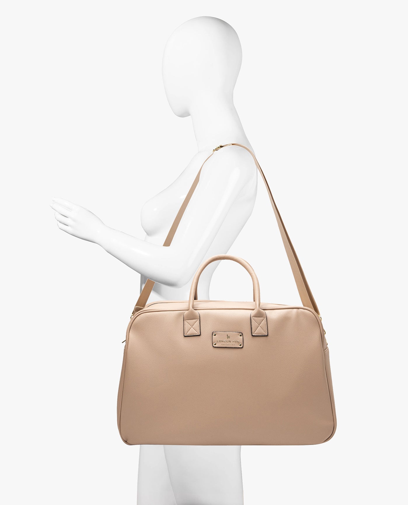 ALT VIEW OF ALEXANDER PEBBLE WEEKENDER DUFFEL | STONE