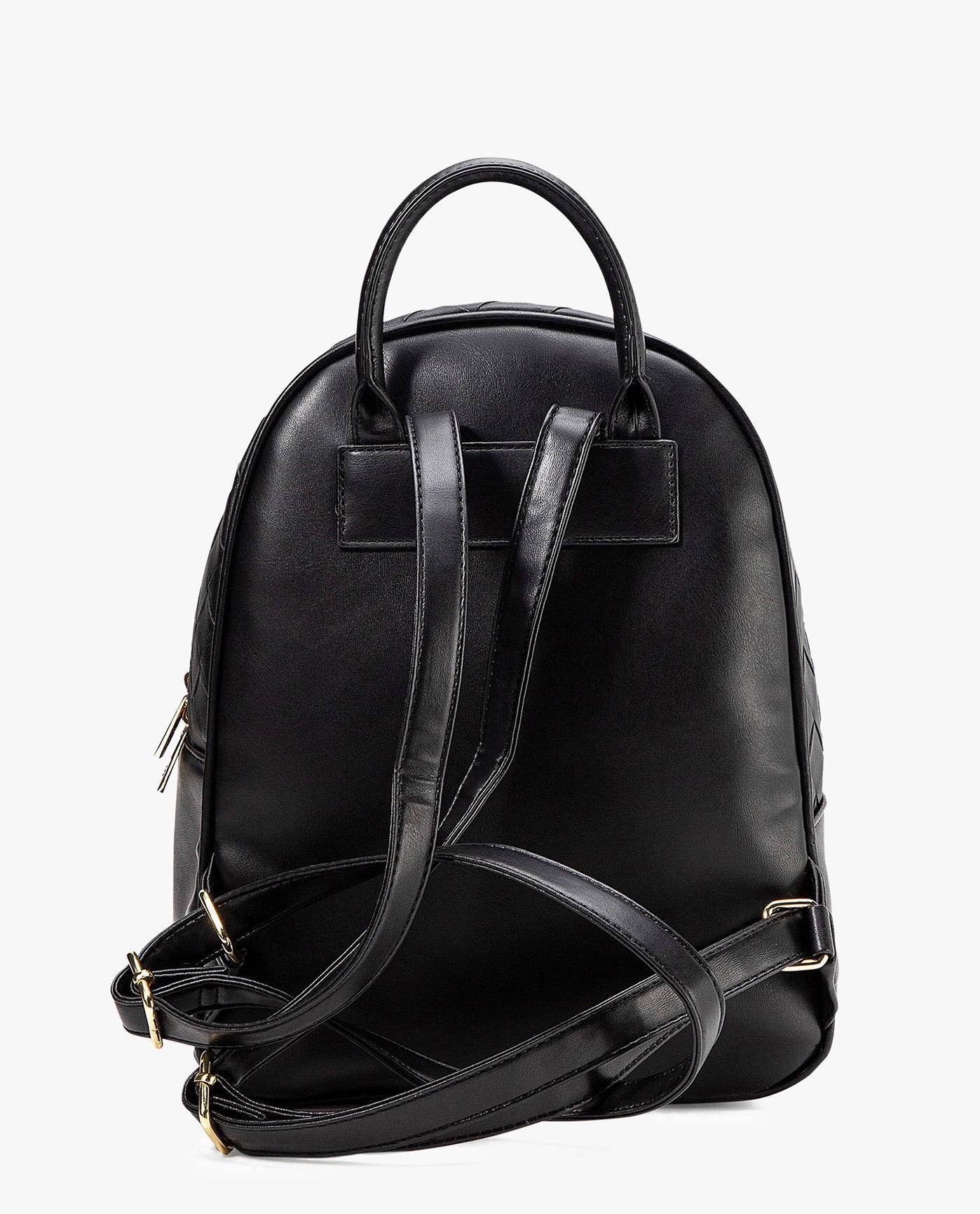 BACK OF ELDIE PEBBLE BACKPACK | BLACK