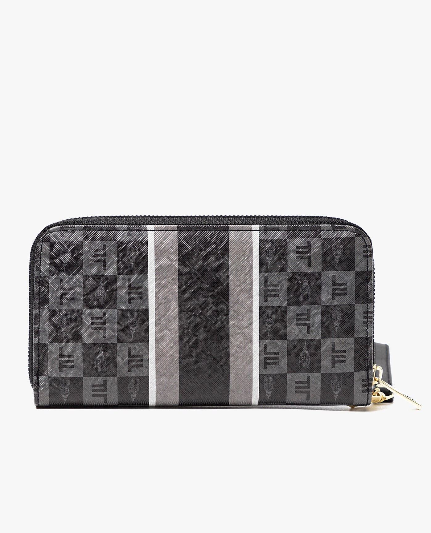 BACK OF GIANNA SIGNATURE ZIP AROUND WALLET | BLACK