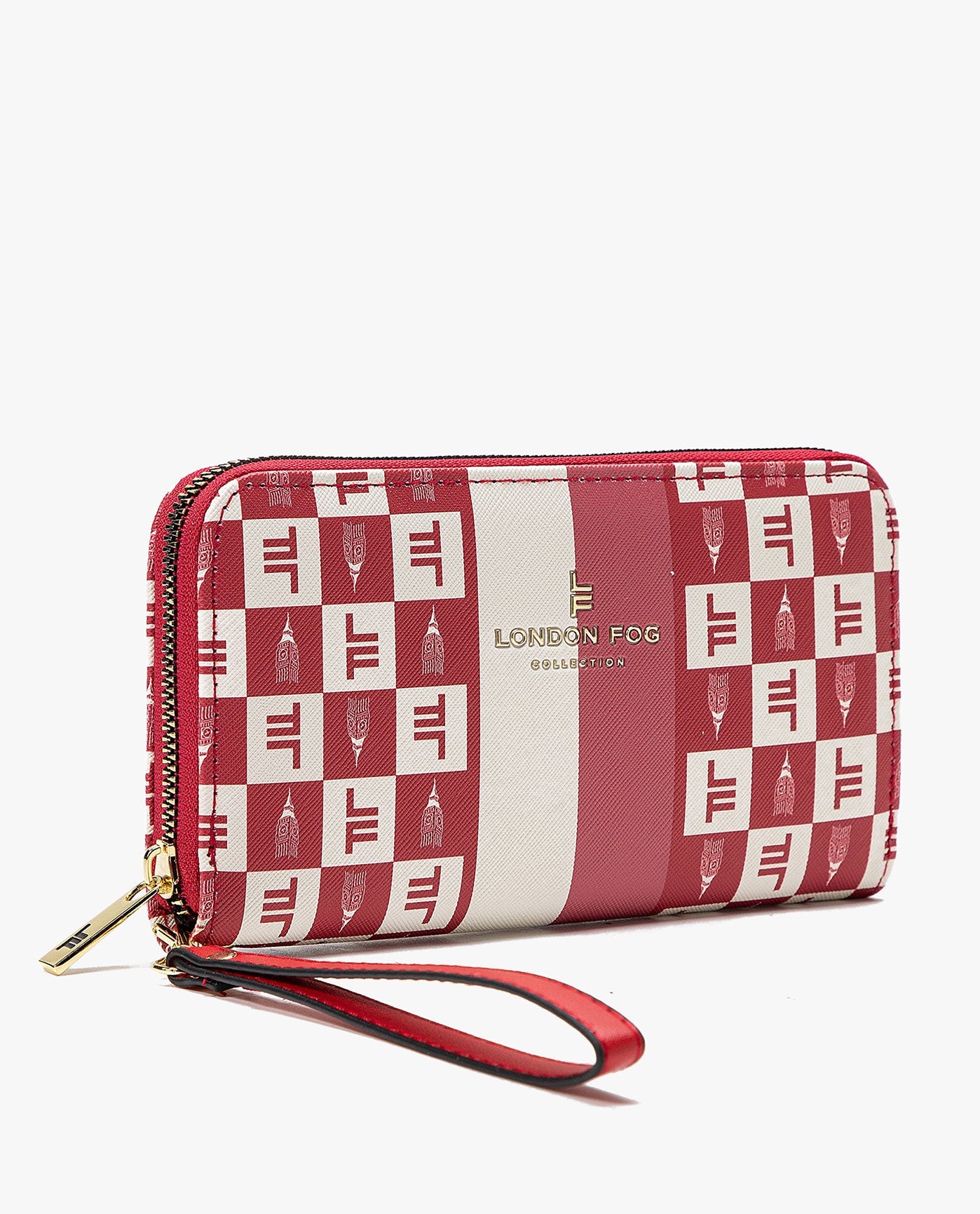 SIDE OF ADALIA SIGNATURE ZIP AROUND WALLET | BRICK