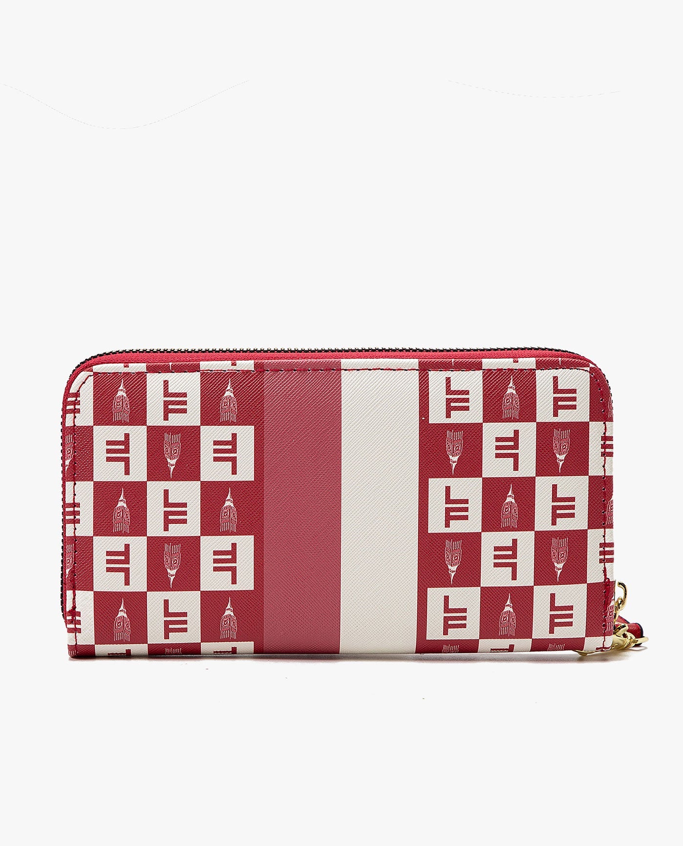BACK OF ADALIA SIGNATURE ZIP AROUND WALLET | BRICK