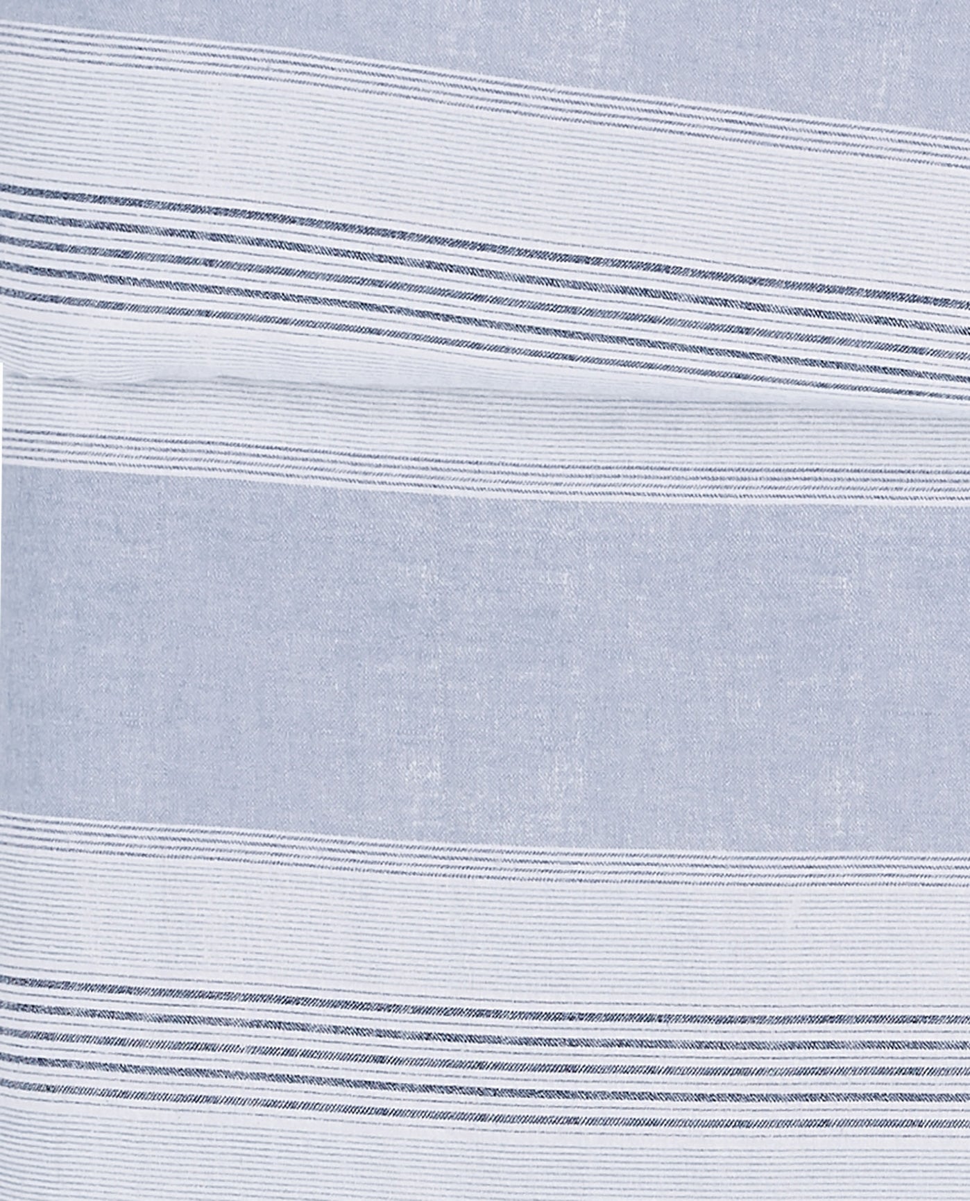 ZOOM IMAGE OF STRIPE 3 PIECE FLANNEL DUVET COVER SET | PEM-Blue Stripe-400