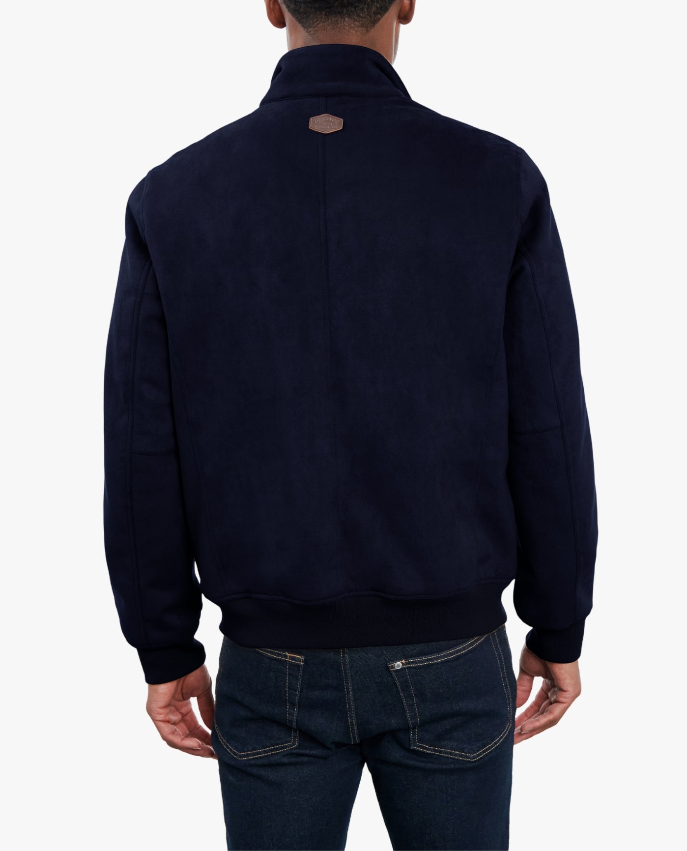 BACK OF MAPLEWOOD MIDWEIGHT JACKET | NAVY