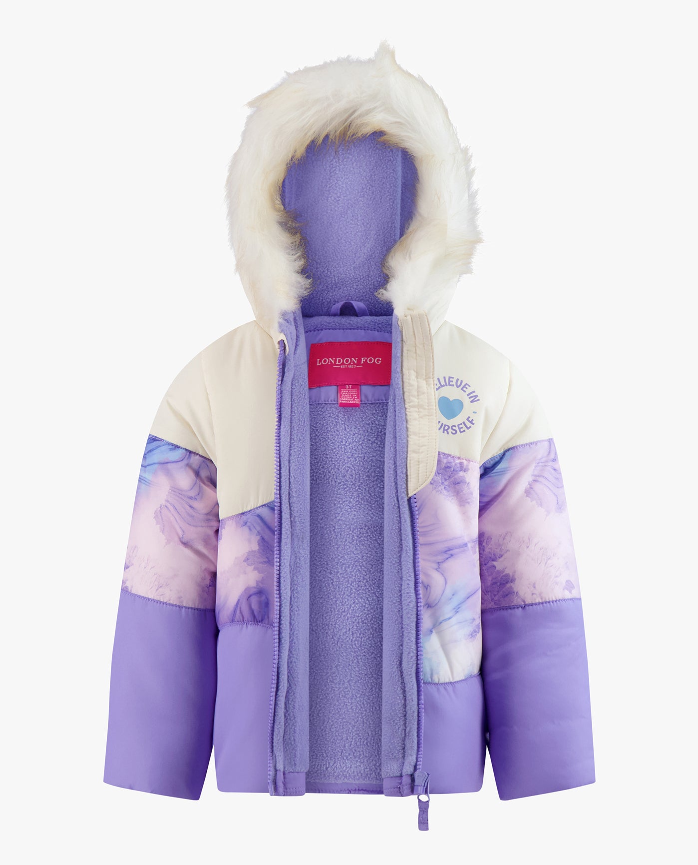 OPEN IMAGE OF TODDLER GIRLS ZIP-FRONT COLOR BLOCK JACKET AND OVERALL SNOW PANT | AMX PRINT