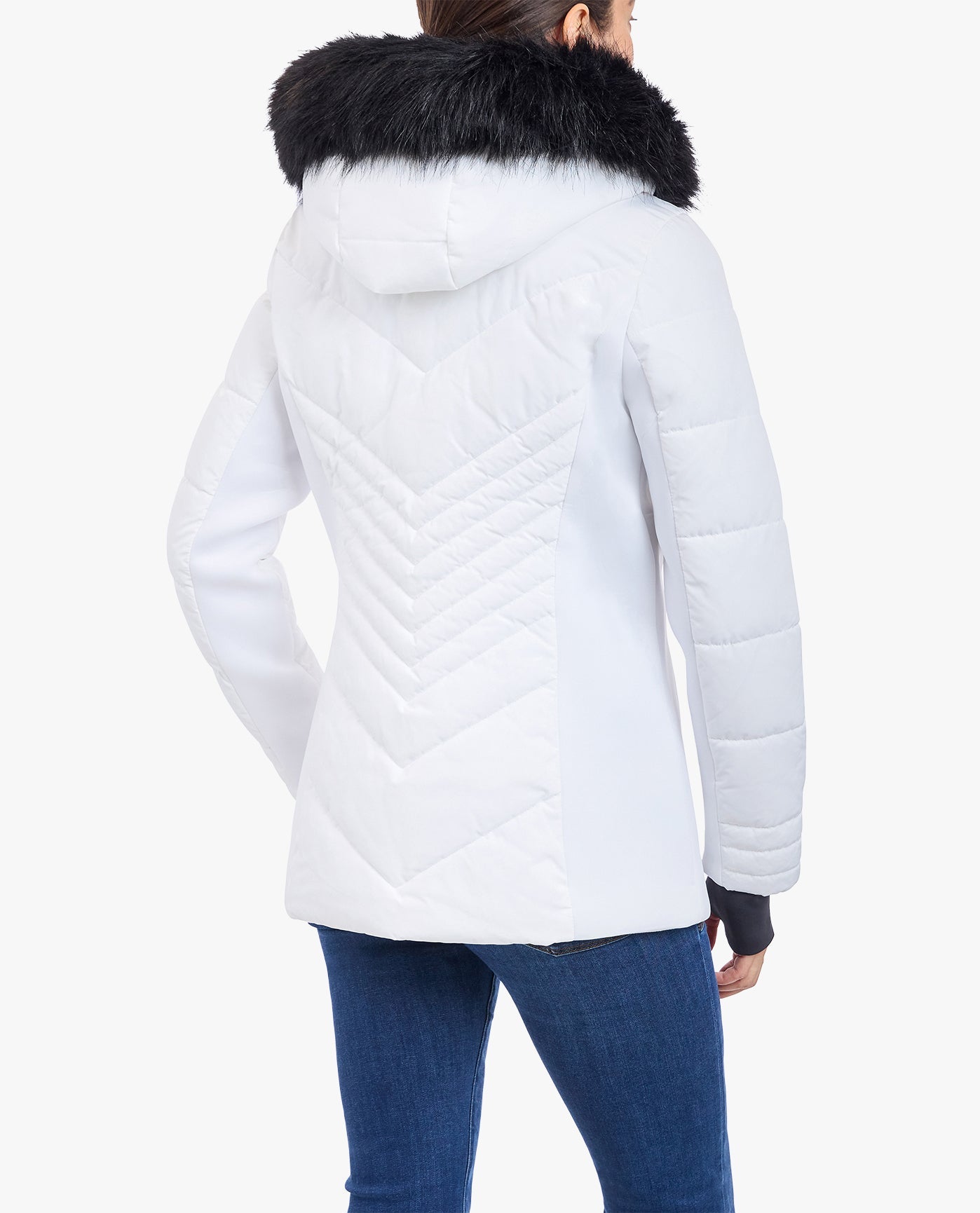 London fog white jacket best sale