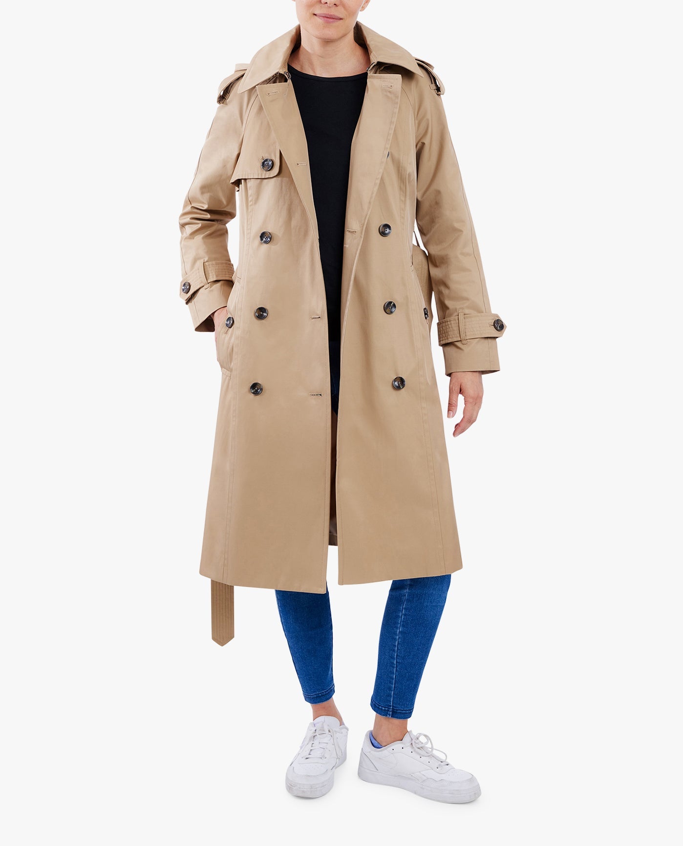 London fog long double breasted trench coat best sale