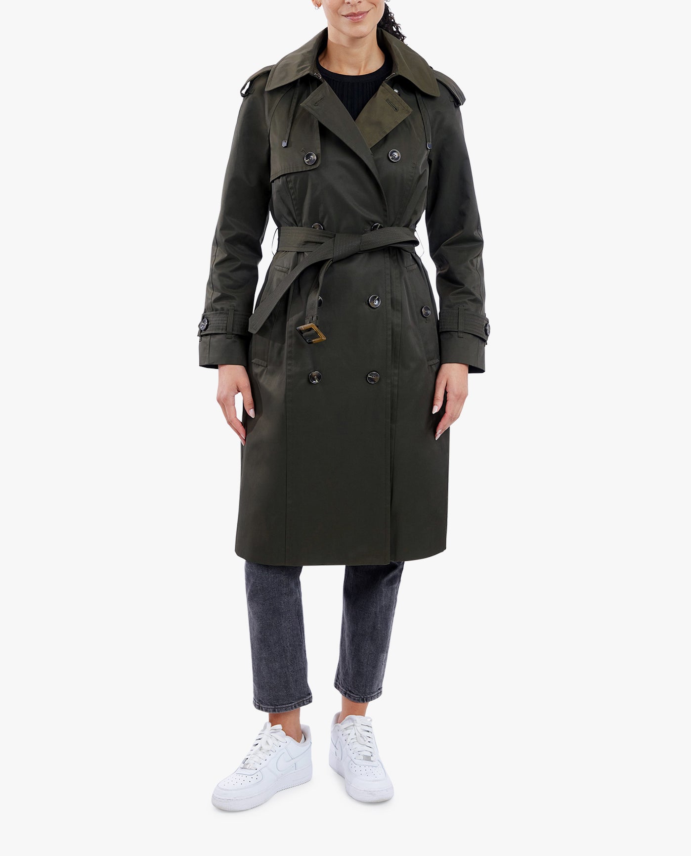 Double Breasted Raglan Trench Trench Coat London Fog