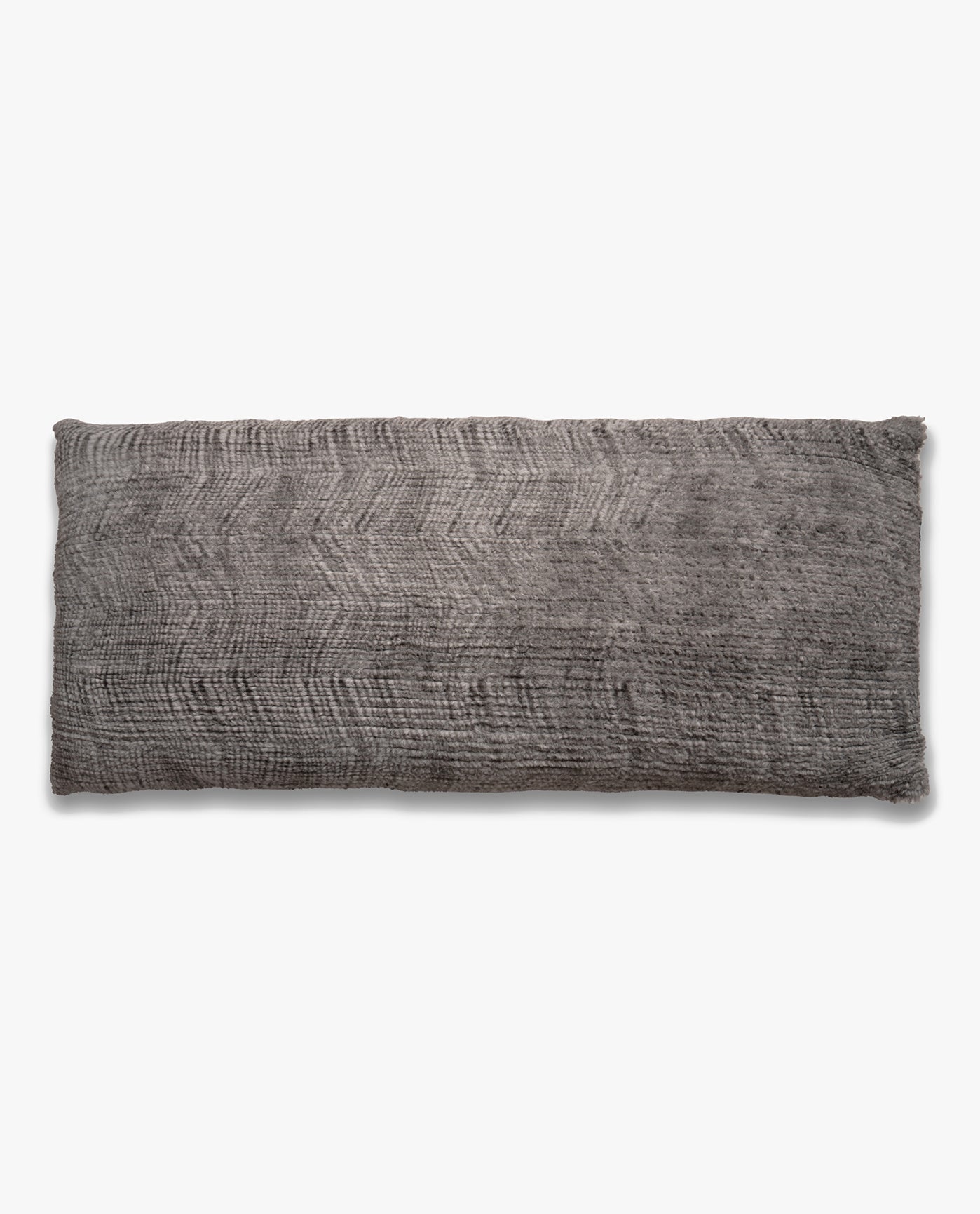 ALT VIEW OF FAUX FUR BODY PILLOW | PEM-Textured_Grey-020