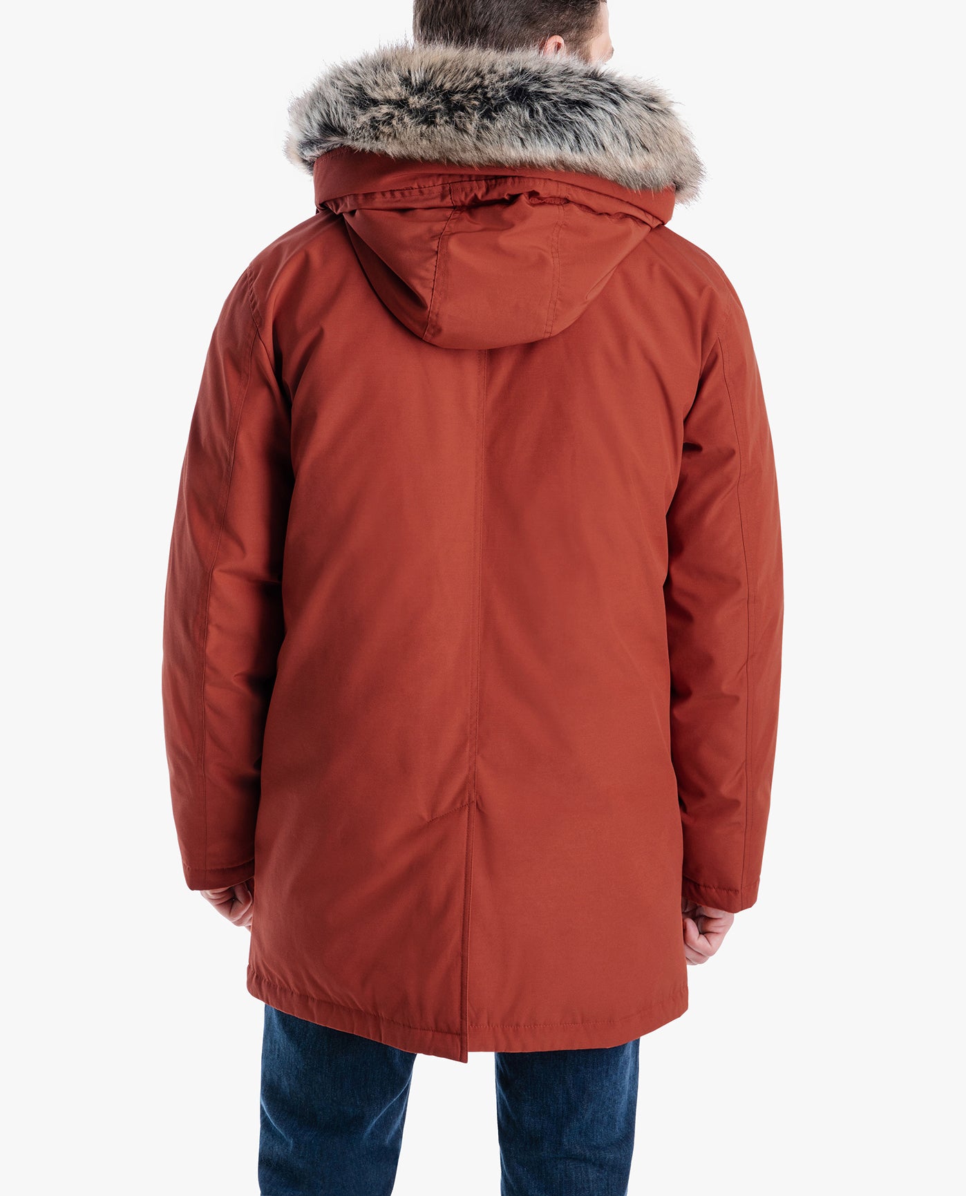 Artic Parka with Removable Faux Fur Trimmed Hood Parka London Fog