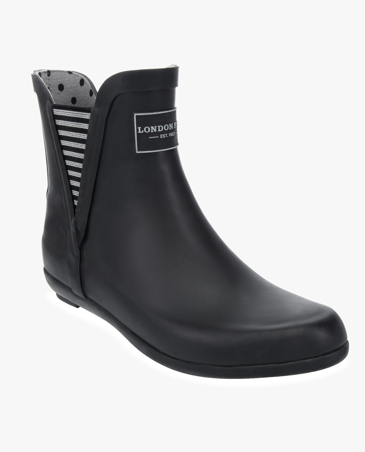 MAIN IMAGE OF WOMENS PICCADILLY ANKLE RAINBOOT | ESO_BLACK_009