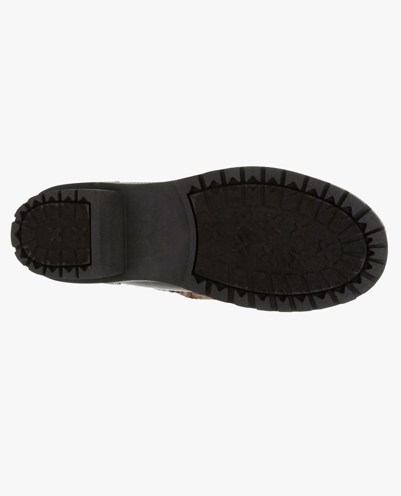 BOTTOM VIEW  OF WOMENS MILLY WINTER BOOT | ESO_BLACK CHARCOAL_005