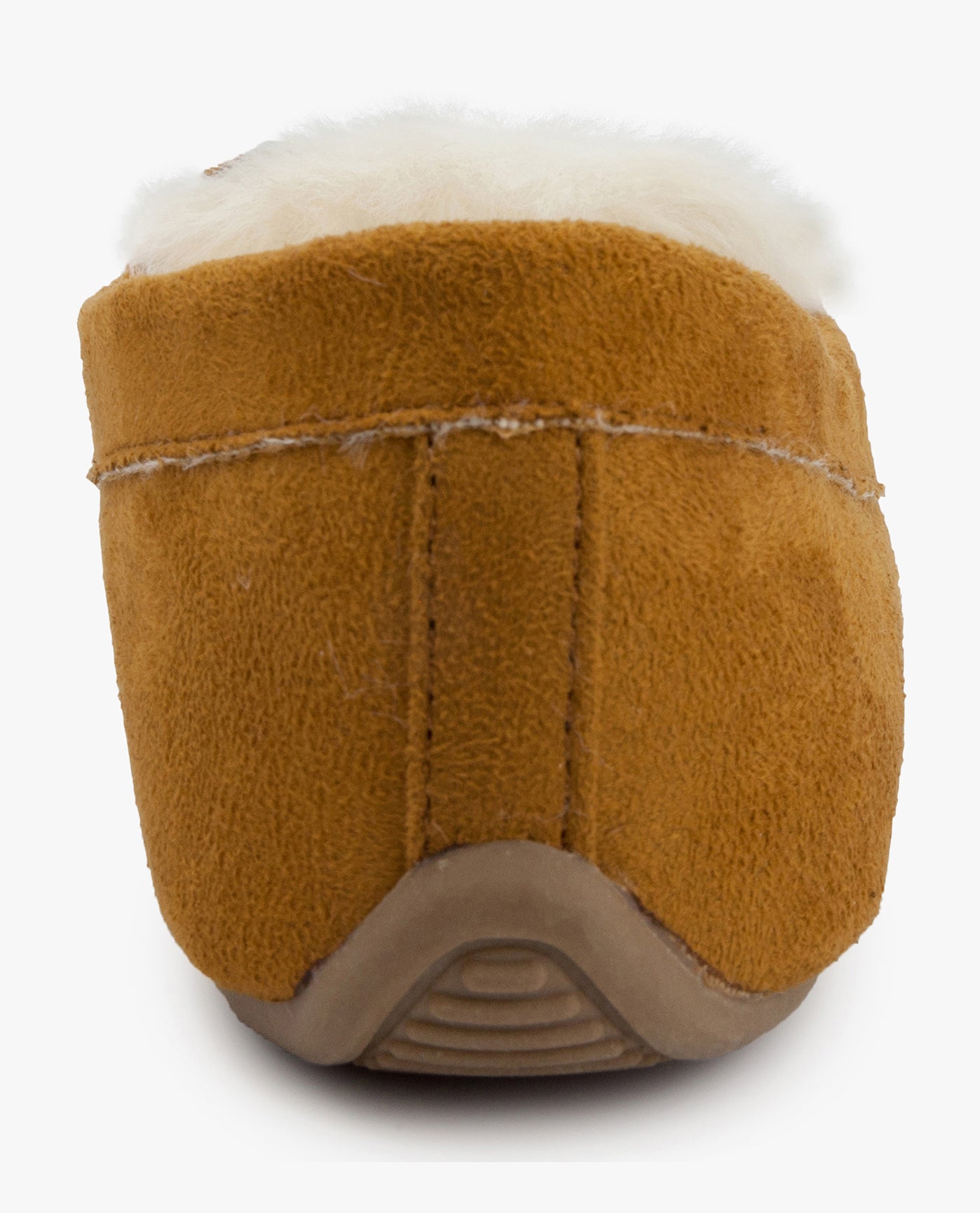 BACK VIEW  OF WOMENS LISA MOCCASIN SLIPPER | ESO_COGNAC_200