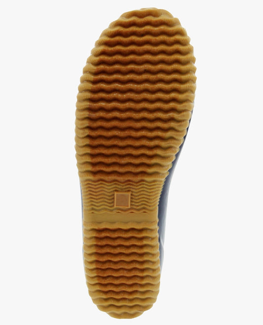 BOTTOM VIEW  OF WOMENS WEBSTER DUCK SHOE | ESO_NAVY_400