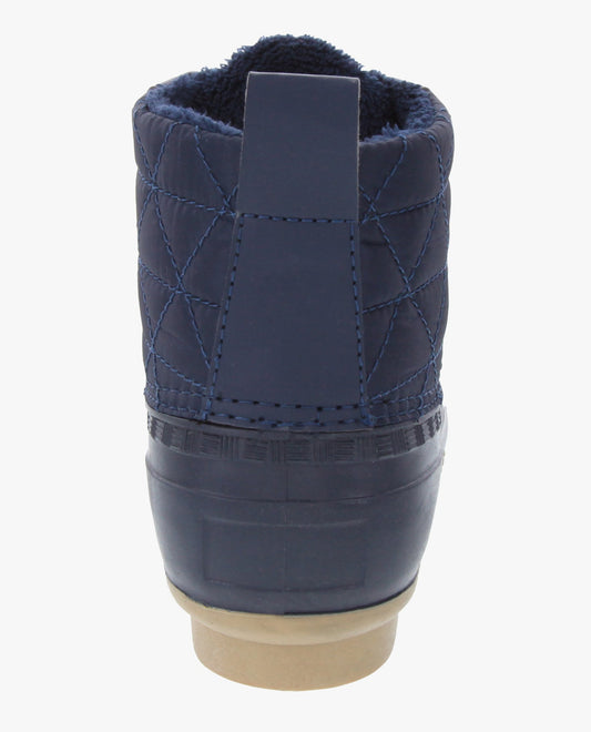 BACK VIEW  OF WOMENS WINLEY DUCK BOOT | ESO_NAVY_400