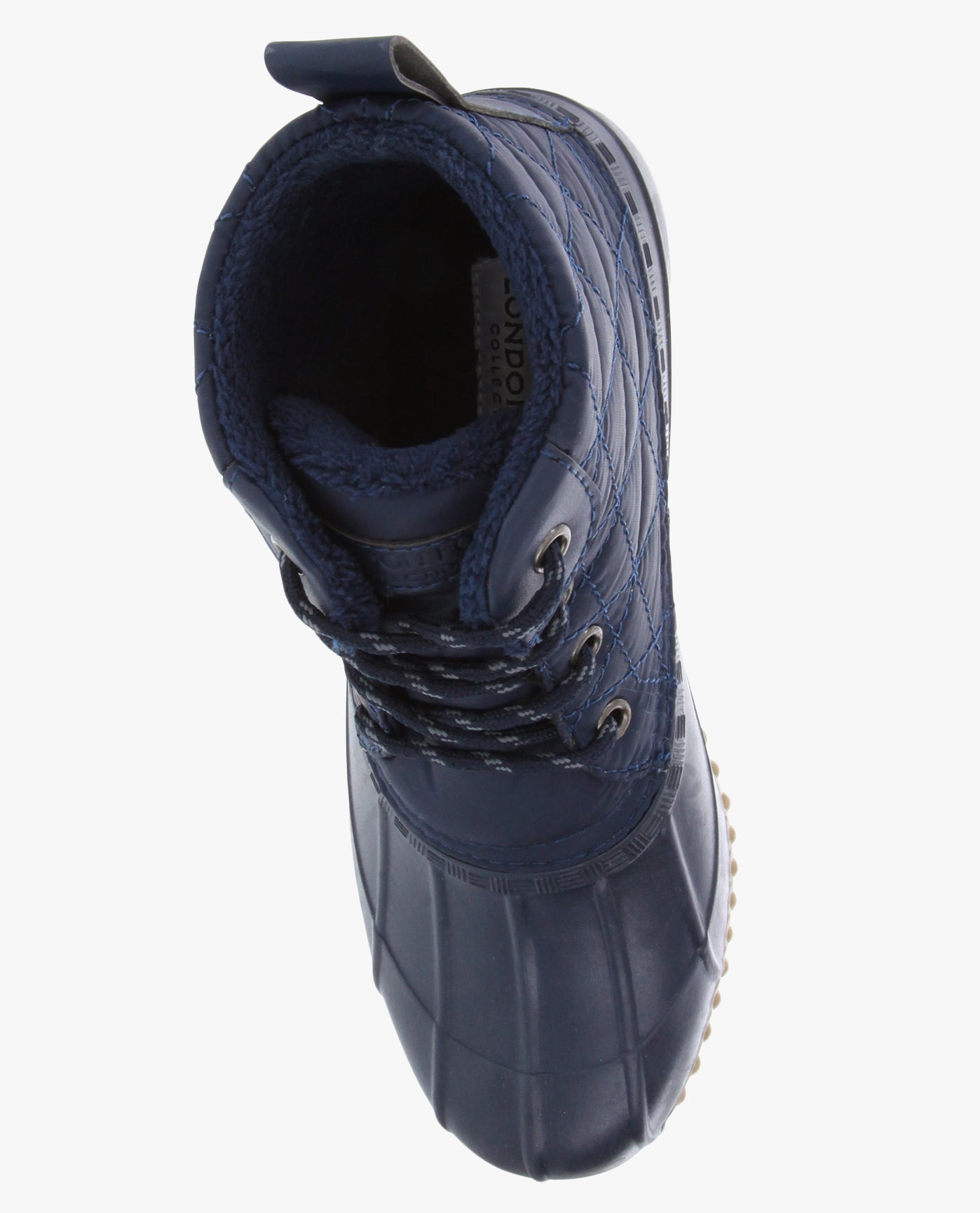 TOP VIEW  OF WOMENS WINLEY DUCK BOOT | ESO_NAVY_400