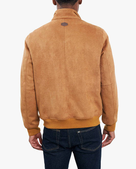 BACK VIEW OF MAPLEWOOD MIDWEIGHT JACKET | WHISKEY
