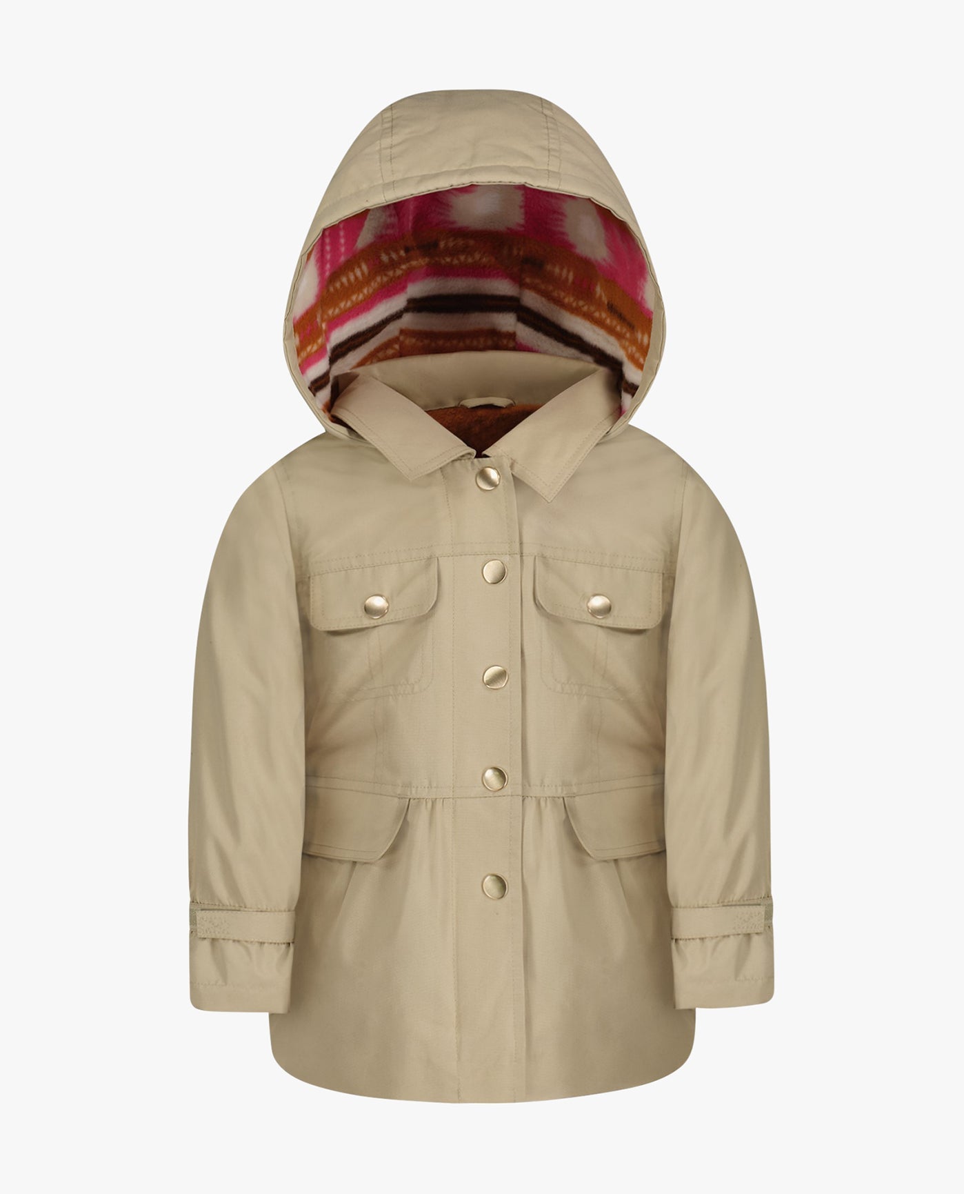 London fog outlet snap front raincoat