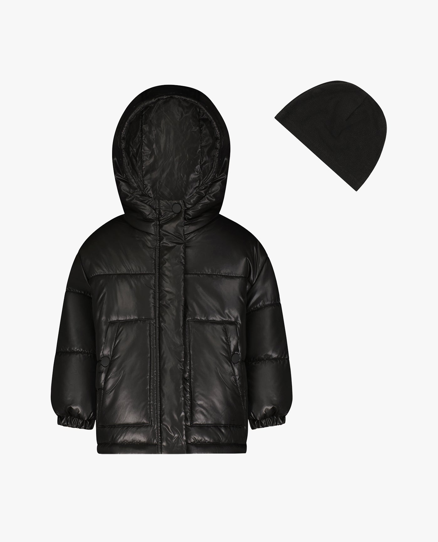 Black puffer clearance jacket toddler