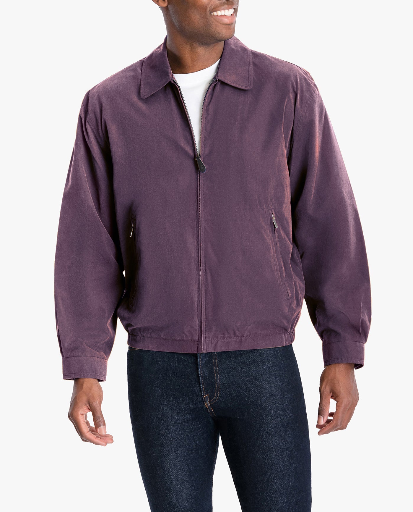 Pelle Pelle Authentic Marc Buchanan Mens Light Purple Jacket - Pelle Pelle