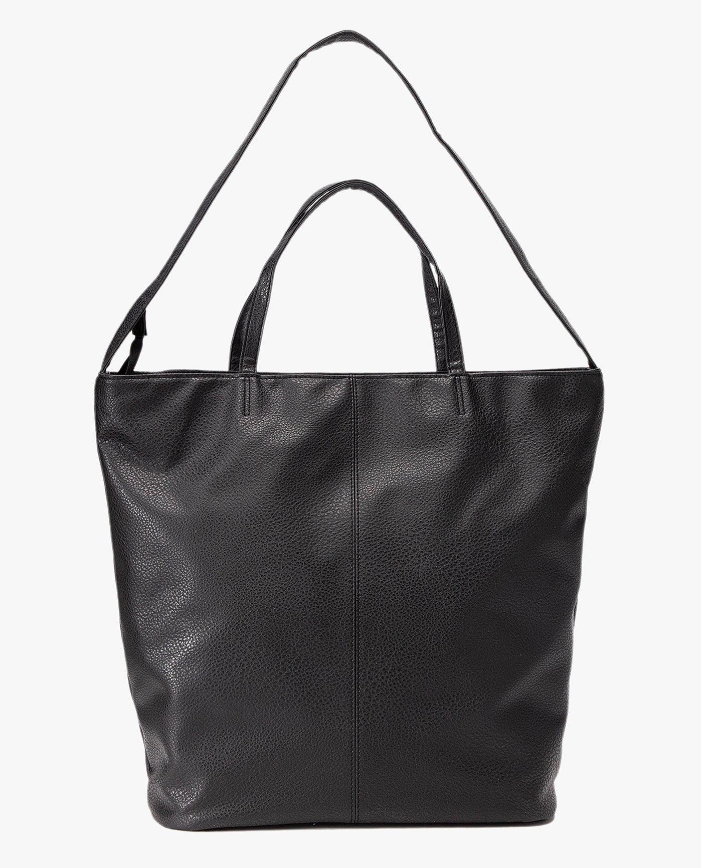 BACK OF LAURA LARGE TOTE | BLACK
