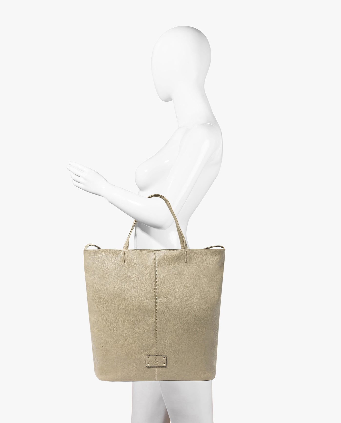 ALT VIEW OF LAURA LARGE TOTE | SAGE