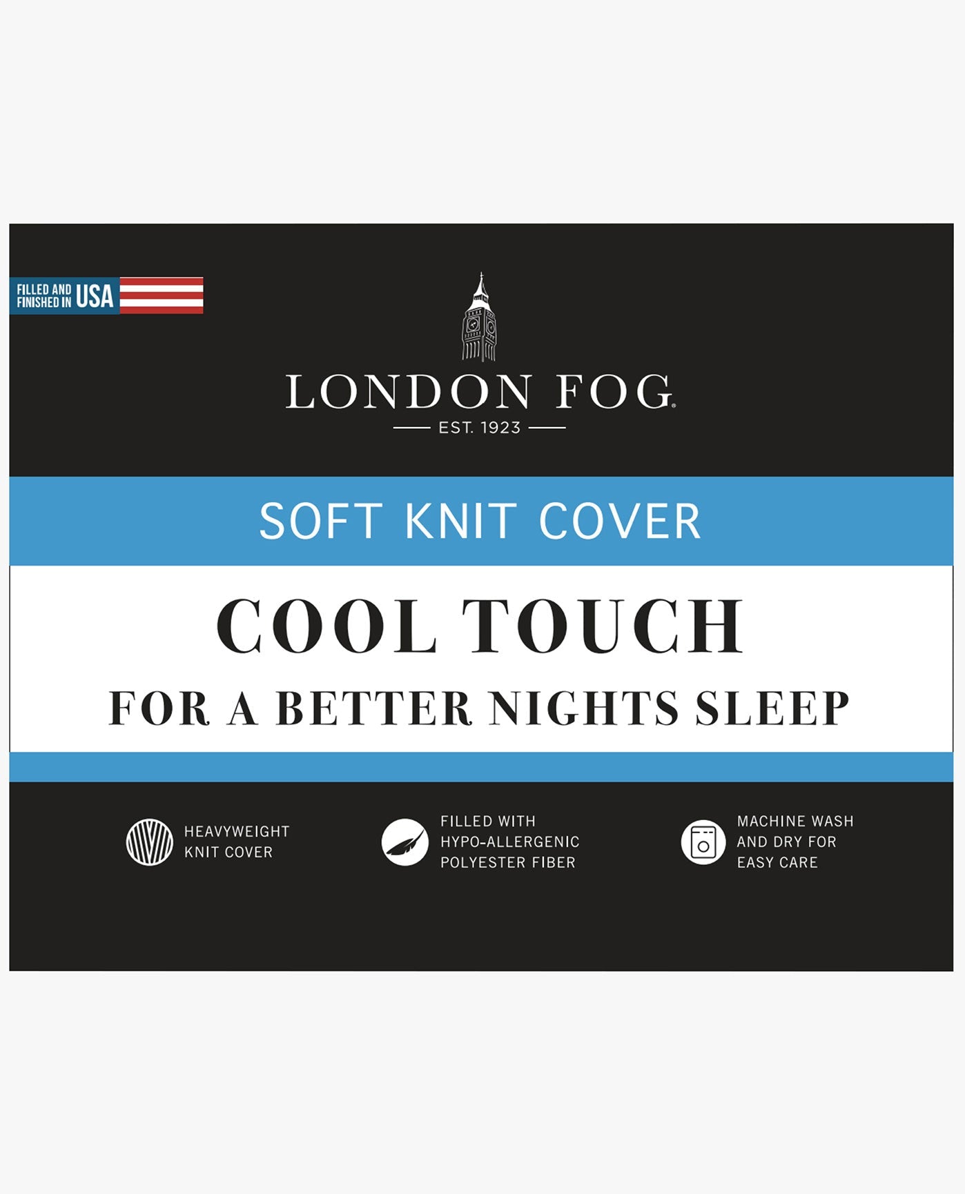 Cool Touch 2 Pack Pillow Pillow London Fog