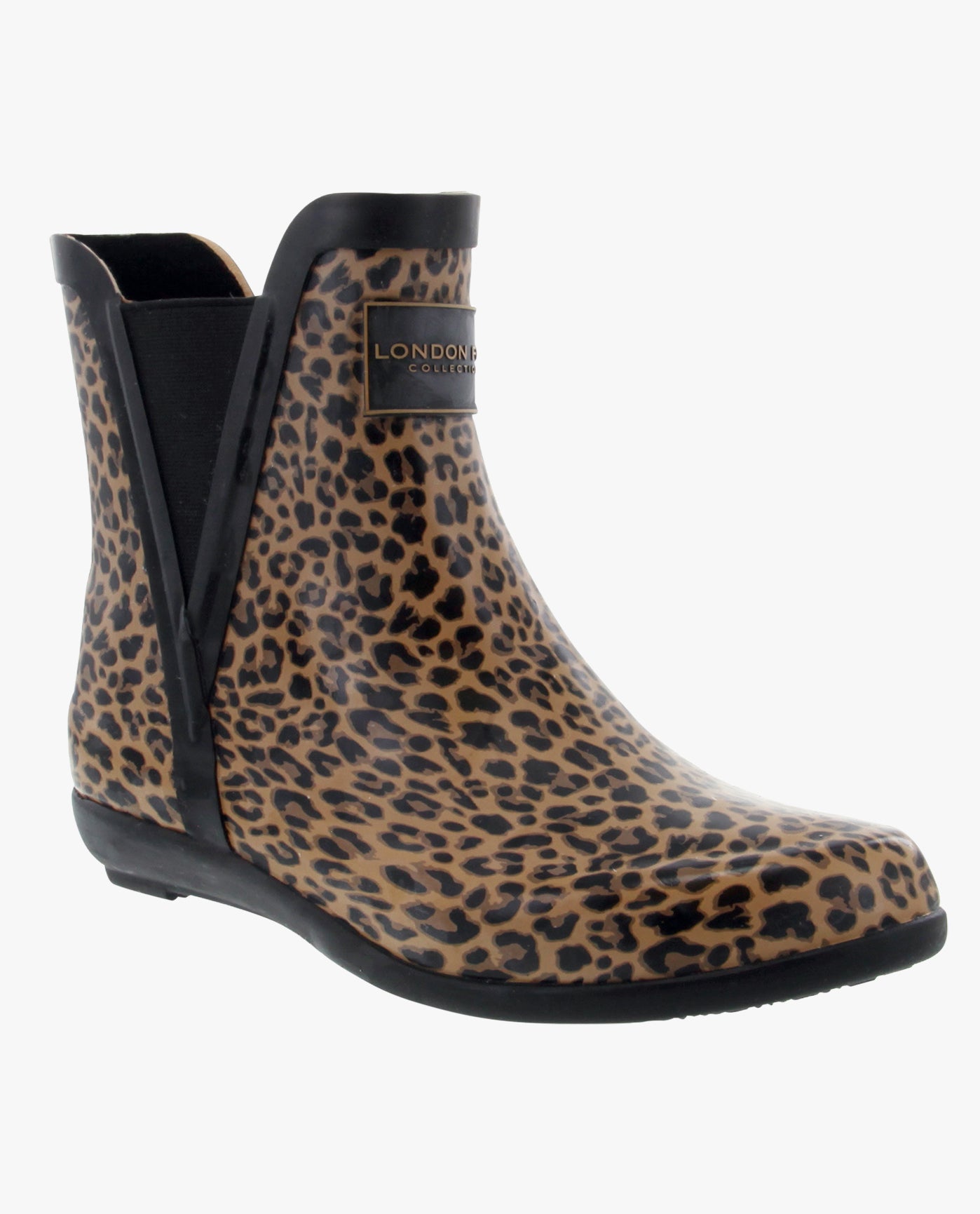 MAIN IMAGE OF WOMENS PICCADILLY ANKLE RAINBOOT | ESO_NEW LEOPARD_204